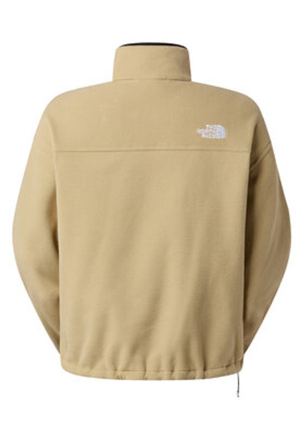 The North Face Polar Glacier NF0A8D2C Beżowy Regular Fit. Kolor: beżowy. Materiał: syntetyk