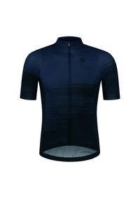 ROGELLI - Wysokiej jakości koszulka rowerowa męska Rogelli GLITCH. Kolor: wielokolorowy, czarny, niebieski. Materiał: materiał