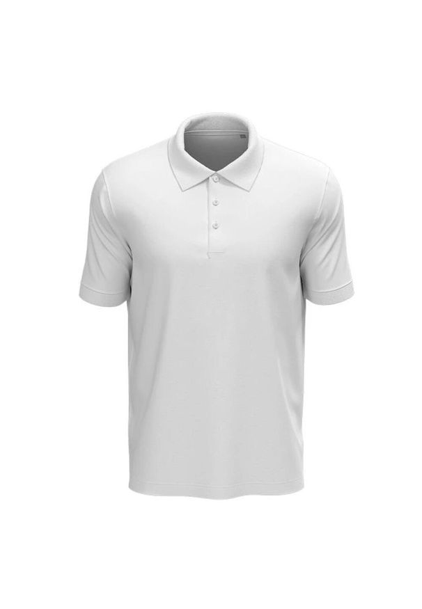 Stedman - Męska Koszulka Polo Lux. Typ kołnierza: polo. Kolor: biały