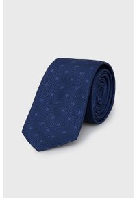 Calvin Klein - Krawat. Kolor: niebieski. Materiał: materiał #1