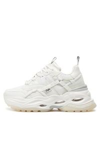 Buffalo Sneakersy Triplet Hollow 1630350 Biały. Kolor: biały. Materiał: skóra