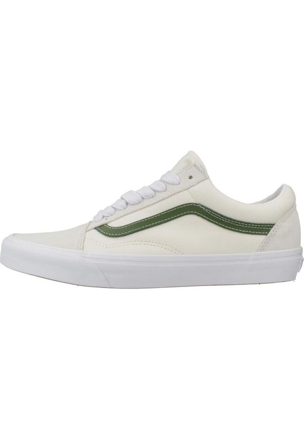 Tenisówki Vans Model Old Skool Kolor Beżowy. Kolor: beżowy. Materiał: tkanina, skóra