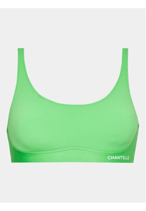 Chantelle Biustonosz top Soft Stretch C16A50 Zielony. Kolor: zielony. Materiał: syntetyk