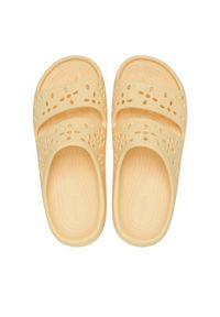 Crocs Klapki Classic Floral Cutout Sandal 210966 Pomarańczowy. Kolor: pomarańczowy