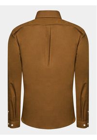 Lindbergh Koszula 30-203174 Brązowy Slim Fit. Kolor: brązowy. Materiał: bawełna #3