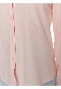 TOMMY HILFIGER - Tommy Hilfiger Koszula WW0WW43344 Różowy Regular Fit. Kolor: różowy. Materiał: bawełna #3
