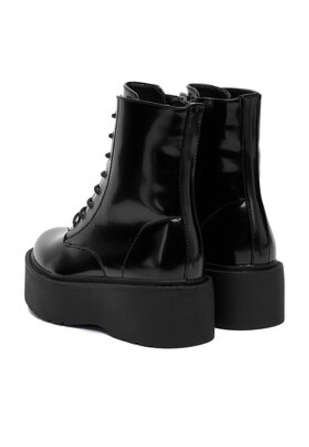 DeeZee Trzewiki 12663-4 Czarny. Kolor: czarny. Materiał: materiał, syntetyk