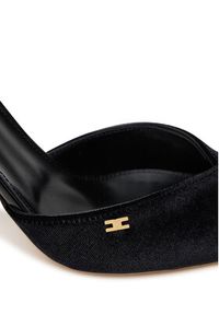 Elisabetta Franchi Szpilki SA-74L-57E2-V640 Czarny. Kolor: czarny. Materiał: zamsz, skóra. Obcas: na szpilce #3