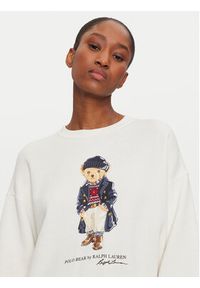 Polo Ralph Lauren Bluza 211947947001 Biały Relaxed Fit. Typ kołnierza: polo. Kolor: biały. Materiał: bawełna #3