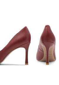 Eva Minge Szpilki EVORA-V1278-08-8 Czerwony. Kolor: czerwony. Materiał: skóra. Obcas: na szpilce #6