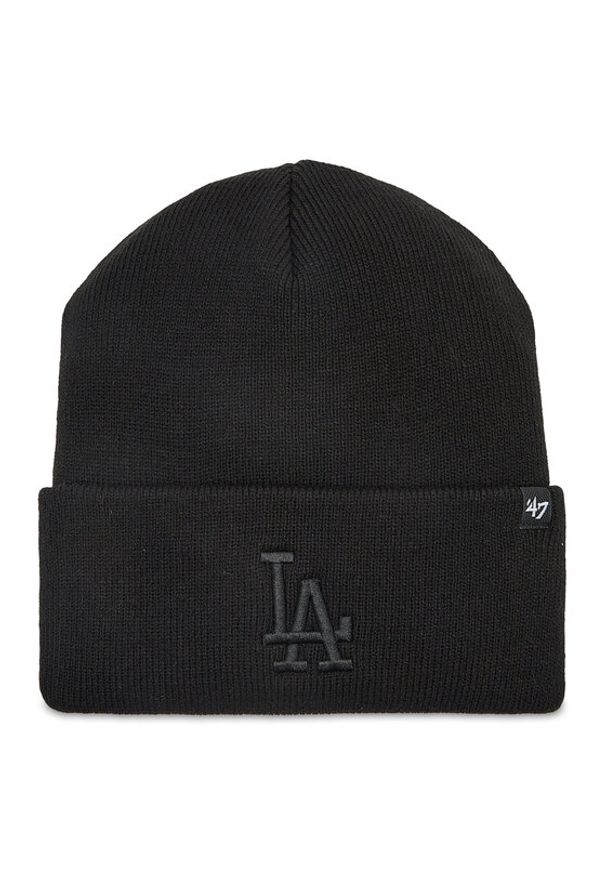 47 Brand Czapka Los Angeles Dodgers B-HYMKR12ACE-BKB Czarny. Kolor: czarny. Materiał: materiał, akryl