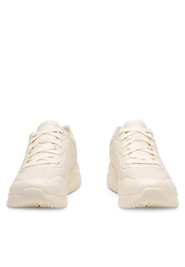 skechers - Skechers Sneakersy 8750063 BGE Beżowy. Kolor: beżowy. Materiał: syntetyk