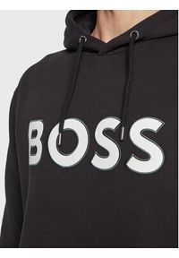 BOSS - Boss Bluza Welegox 50483453 Czarny Regular Fit. Kolor: czarny. Materiał: bawełna #2