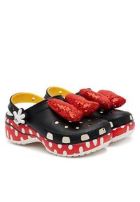 Crocs Klapki Minnie Cls Platform Clg W 209896 Czarny. Kolor: czarny. Obcas: na platformie #5