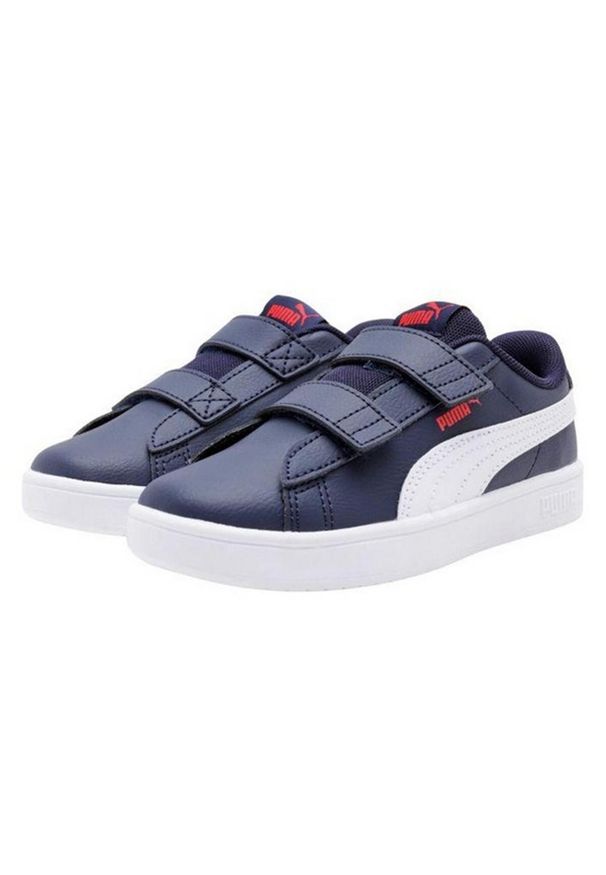 Puma - Dziecięce/Kids Rickie Classic V PS Ekologiczne Skórzane Buty Treningowe. Kolor: niebieski. Sport: turystyka piesza
