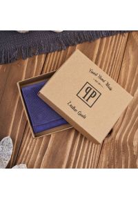 PAOLO PERUZZI - Portfel skórzany vintage Paolo Peruzzi T-112-HDB granatowy. Kolor: niebieski. Materiał: skóra #1