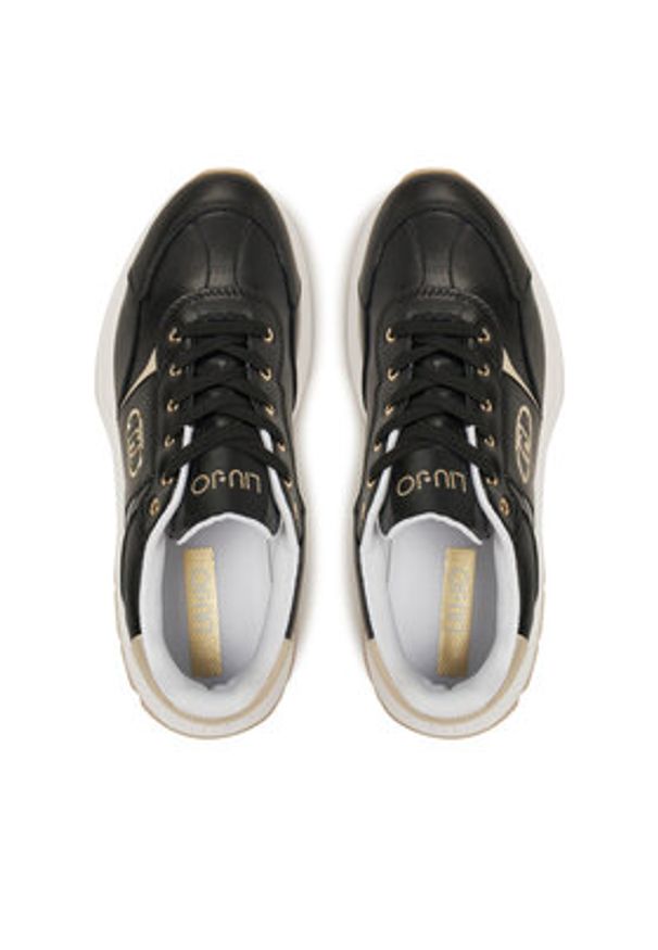 Liu Jo Sneakersy Eva 02 BA5065 P0102 Czarny. Kolor: czarny. Materiał: skóra