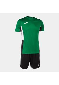 Zestaw Sportowy Joma Danubio II 2XL - Zielony, Czarny i Biały. Kolor: czarny, biały, zielony, wielokolorowy. Materiał: poliester. Sport: piłka nożna