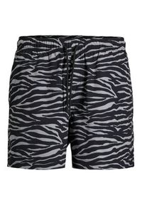 Jack & Jones Szorty kąpielowe Maui Shell 12291808 Czarny Regular Fit. Kolor: czarny. Materiał: syntetyk #7