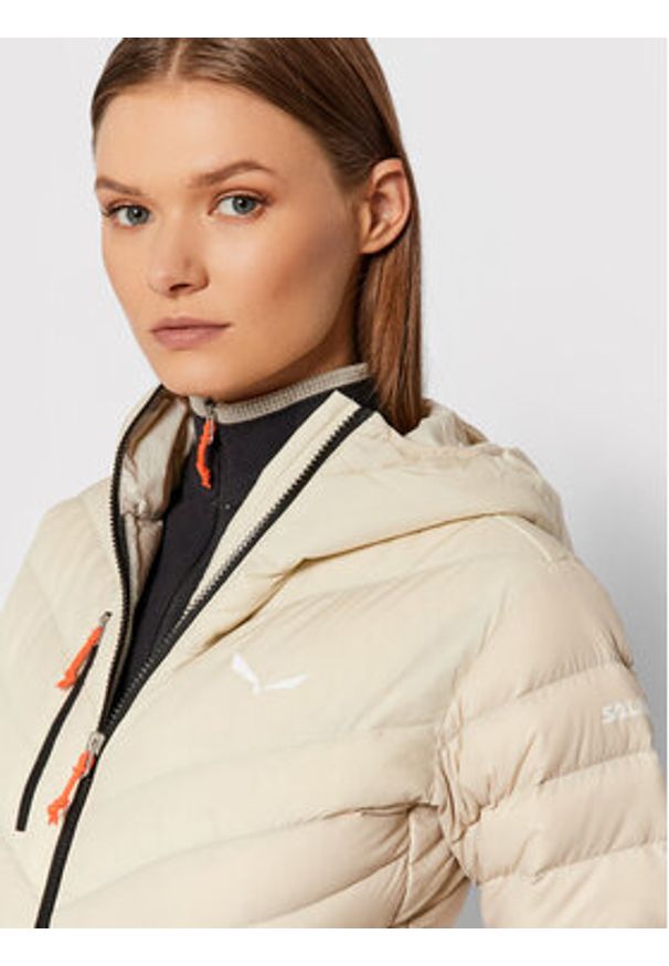 Salewa Kurtka puchowa Ortles Medium 2 27162 Beżowy Regular Fit. Kolor: beżowy. Materiał: syntetyk