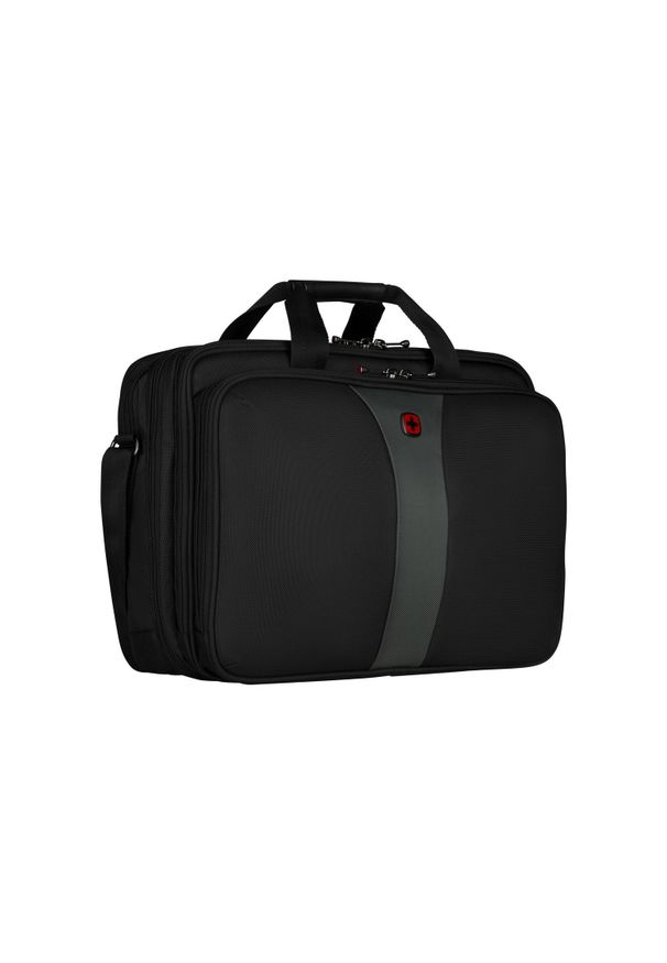 Torba Wenger Legacy 17'' czarno-szary. Kolor: czarny, szary, wielokolorowy. Styl: biznesowy, elegancki