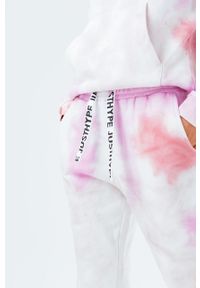 Hype spodnie damskie kolor różowy wzorzyste. Kolor: różowy #3
