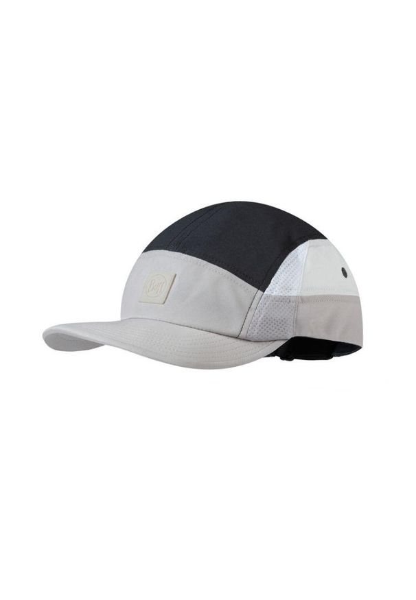 Czapka z daszkiem do biegania unisex Buff 5 Panel Go Cap Gray oddychająca. Kolor: szary, wielokolorowy, czarny. Styl: sportowy
