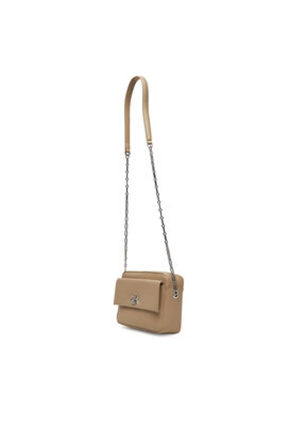 Calvin Klein Torebka Ck Pocket Camera Bag K60K613089 Brązowy. Kolor: brązowy. Materiał: skórzane
