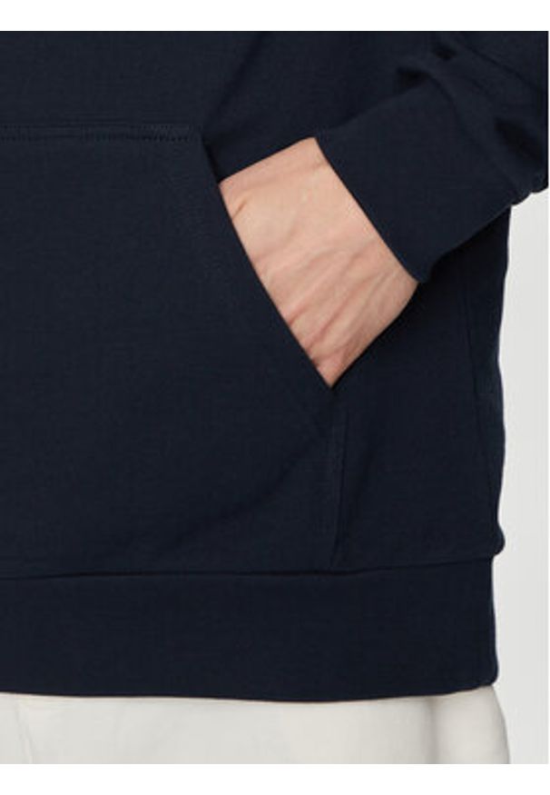 Helly Hansen Bluza Salt Cotton Hoodie 34474 Granatowy Regular Fit. Kolor: niebieski. Materiał: bawełna