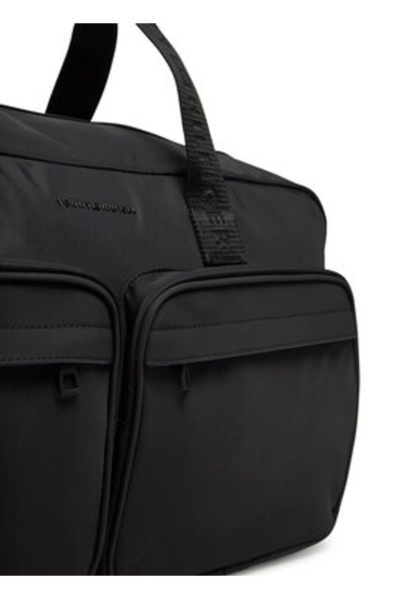 TOMMY HILFIGER - Tommy Hilfiger Torba Th Repreve Duffle AM0AM13362 Czarny. Kolor: czarny. Materiał: materiał