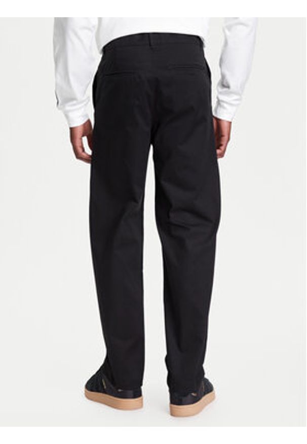 Adidas - adidas Spodnie materiałowe Trefoil Essentials JD2442 Czarny Regular Fit. Kolor: czarny. Materiał: bawełna