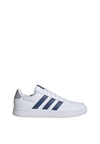 Adidas - Breaknet 2.0 Shoes. Kolor: biały, wielokolorowy, niebieski, szary. Materiał: materiał