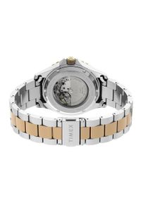Timex zegarek TW2U83500 Navi XL Automatic męski kolor srebrny. Kolor: srebrny. Materiał: materiał #3