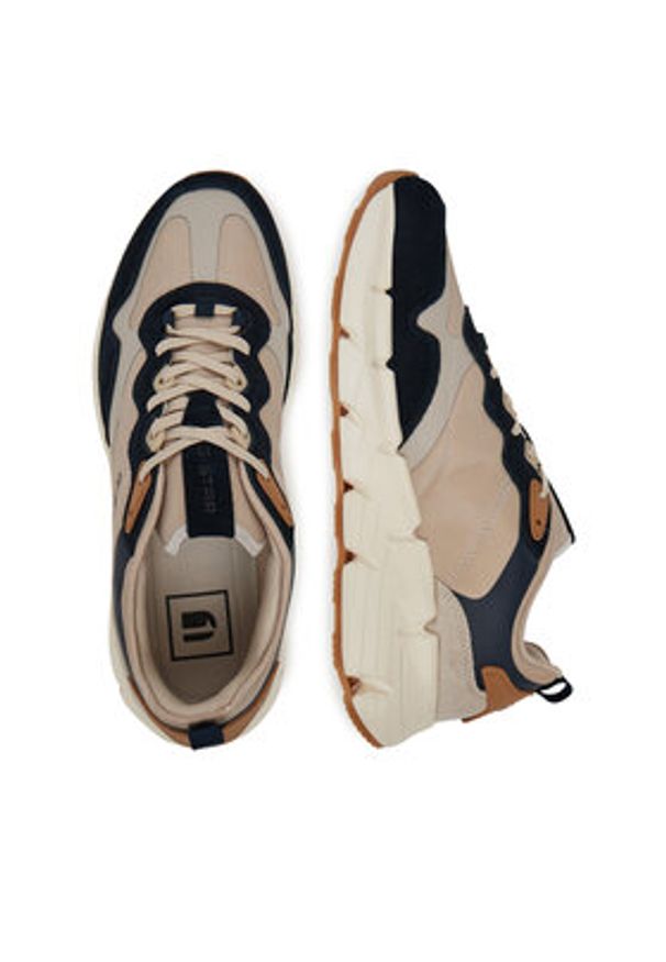 G-Star RAW - G-Star Raw Sneakersy KMS3360 Beżowy. Kolor: beżowy. Materiał: syntetyk, materiał