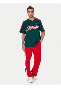 Adidas - adidas T-Shirt Summer League Varsity Baseball KE2245 Zielony Oversize. Kolor: zielony. Materiał: syntetyk #5
