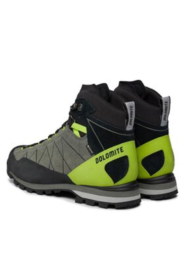 Dolomite Trekkingi Crodarossa Close Fit Hi GTX GORE-TEX 289241 Zielony. Kolor: zielony. Materiał: skóra, zamsz. Technologia: Gore-Tex. Sport: turystyka piesza