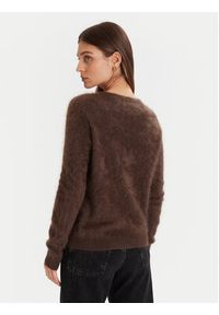 ViCOLO Sweter 22066F Brązowy Regular Fit. Kolor: brązowy. Materiał: kaszmir #3