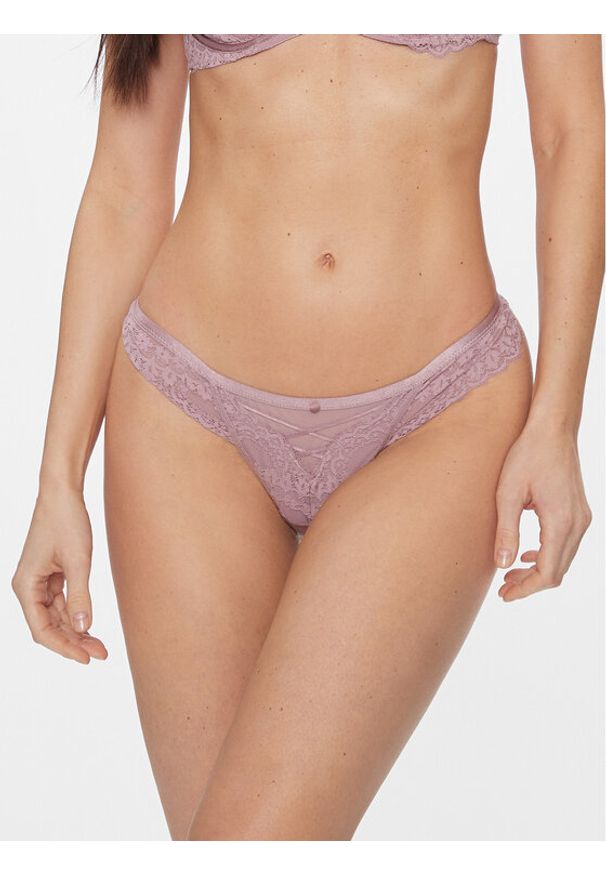 Hunkemöller Stringi Daisy String R 203608 Fioletowy. Kolor: fioletowy