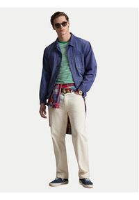 Polo Ralph Lauren T-Shirt 710956828500 Zielony Slim Fit. Typ kołnierza: polo. Kolor: zielony. Materiał: bawełna #2