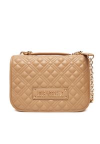 Love Moschino - Torebka LOVE MOSCHINO. Kolor: beżowy