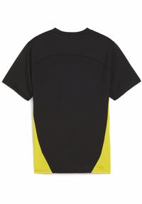 Puma - Młodzieżowa koszulka Borussia Dortmund PUMA Black Faster Yellow. Kolor: czarny, żółty, wielokolorowy