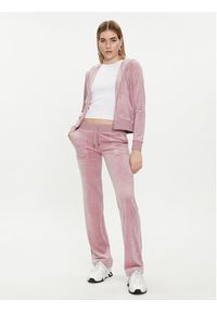 Juicy Couture Spodnie dresowe Del Ray JCAP180 Różowy Regular Fit. Kolor: różowy. Materiał: syntetyk #5