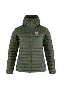 Fjällräven - Kurtka ocieplana damska Fjallraven Expedition Latt Hoodie. Kolor: zielony. Materiał: puch. Sport: turystyka piesza #1