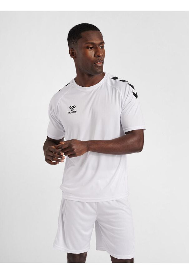 Koszulka sportowa męska Hummel Core XK Poly T-Shirt S/S. Kolor: biały. Sezon: lato