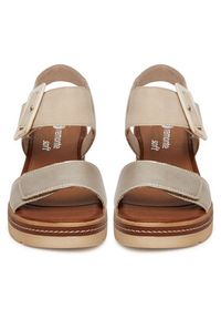 Remonte Sandały D2L53-60 Beżowy. Kolor: beżowy. Materiał: skóra #2