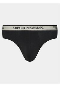 Emporio Armani Underwear Komplet 3 par slipów 111734 4R717 50620 Czarny. Kolor: czarny. Materiał: bawełna #5