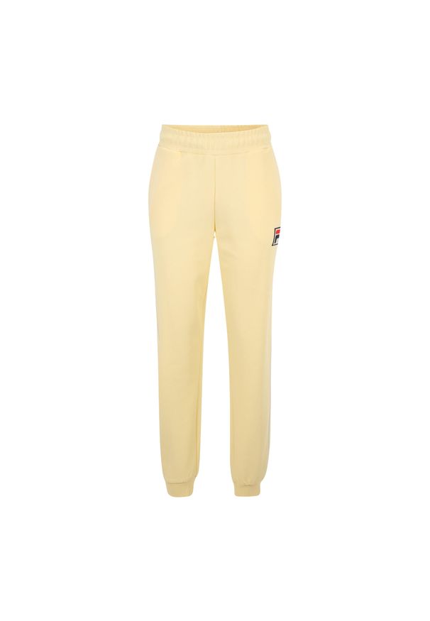 Fila - Spodnie męskie FILA Lincoln Track. Kolor: żółty. Materiał: dresówka