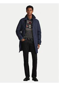 Polo Ralph Lauren Sweter 710982258001 Czarny Regular Fit. Typ kołnierza: polo. Kolor: czarny. Materiał: bawełna #6