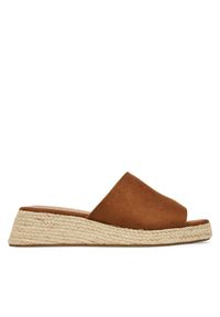 ONLY Shoes Espadryle 15341286 Brązowy. Kolor: brązowy. Materiał: skóra #1