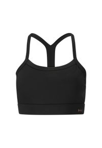 Biustonosz dla kobiet Athlecia Bloom V2. Kolor: czarny. Sport: fitness #1